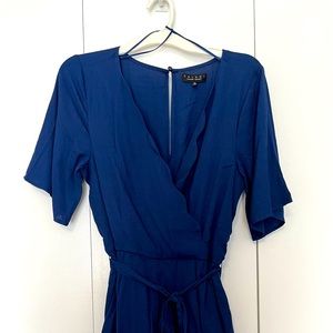 Navy Blue Womans Romper